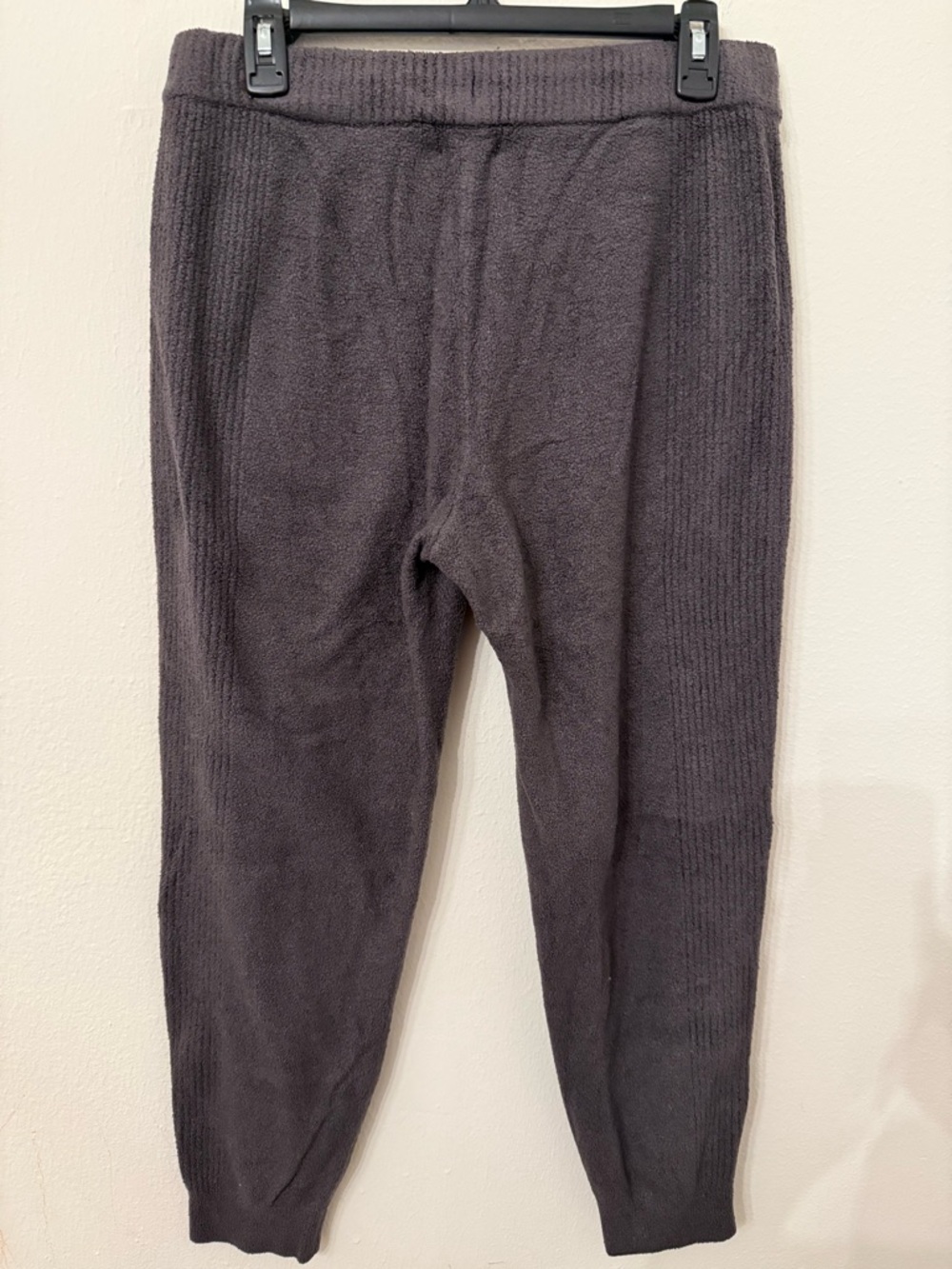 Barefoot Dreams Women's Ribbed Drawstring Joggers - Charcoal - Picture 3 of 3